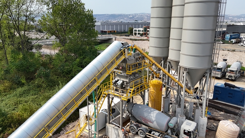 200m³/h Stationary Concrete Batching Plant